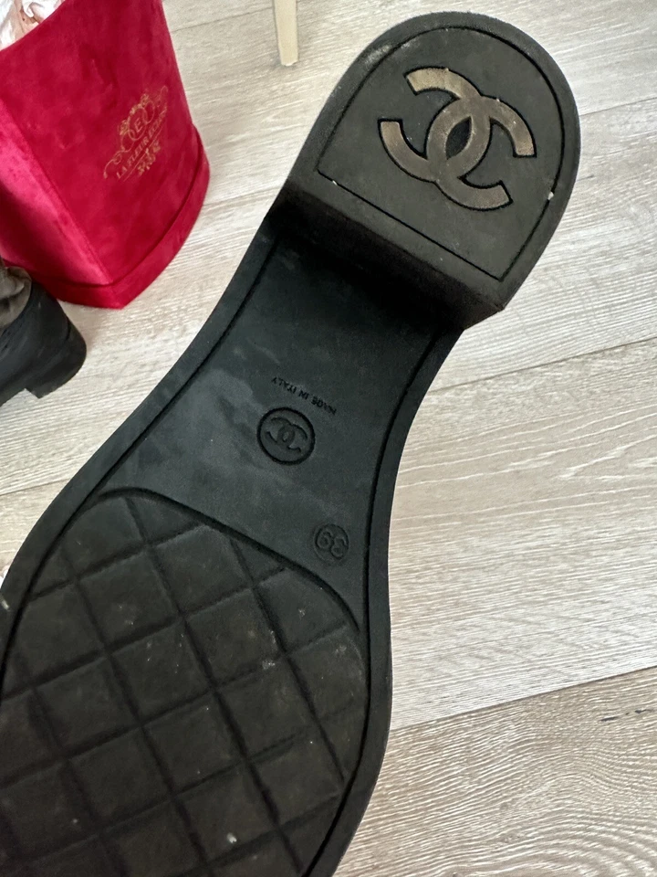 chanel rain boots 39 - Image 4 of 4