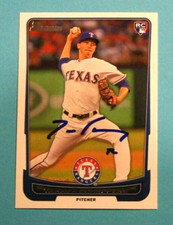 2012 Bowman, Texas Rangers - TANNER SCHEPPERS - autographed (RC)