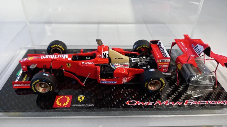 ONEF310B143 by One Man Factory Ferrari F310B M. Schumacher 1997 1/43 - Immagine 3 di 4