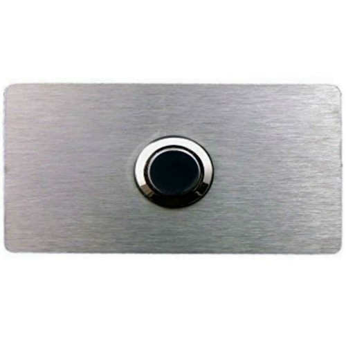 DESIGN EDELSTAHL KLINGELPLATTE KLINGELKOPF KLINGEL TASTER TÜR TÜRKLINGEL SILBER - Bild 7 von 9