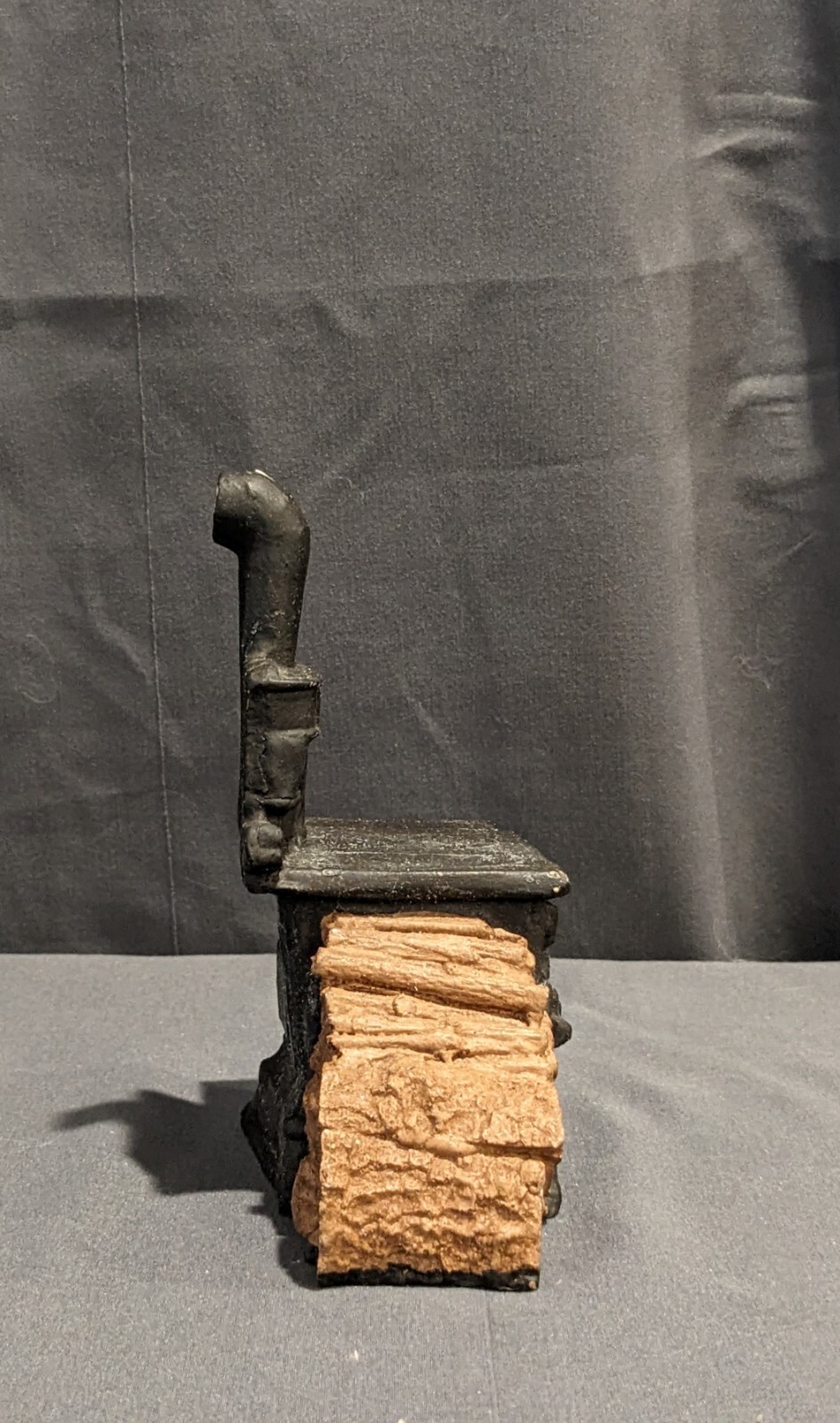 Vintage Wood World Inc. Virginia Hand Carved Wood Antique Stove with