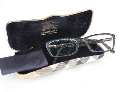 Burberry Glasses Frames Rectangle Eyeglasses Full Rim B2077