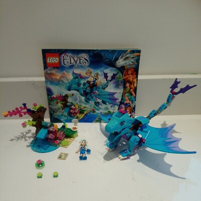 Lego Elves 41172 Wasserdrachenabenteuer 99% komplett mit Anleitung ohne Karton