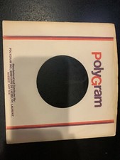 Polygram Records Company Sleeve for 7" Vinyl 45 VG