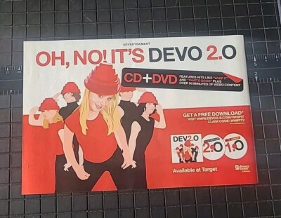 Devo 2.0 Music Print Ad 2006 8x5.5 Great To Frame | eBay