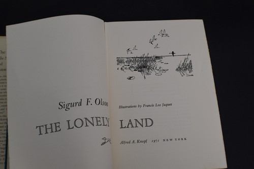 The Lonely Land by Sigurd F Olson HCDJ - Picture 3 of 16