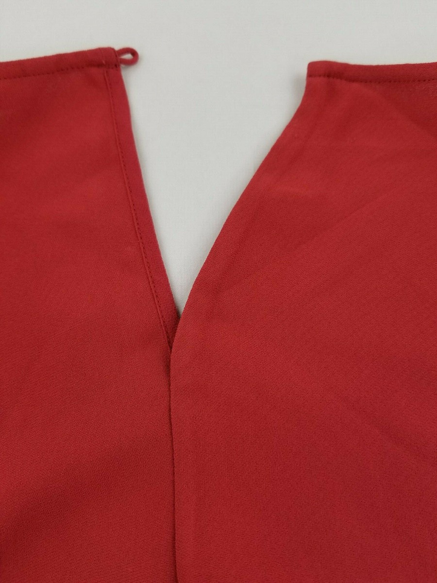 売れ筋商品|||マッシモ ドゥッティ シャツ レディース トップス LOOSE FITTING   - Blouse - red Women's Oversized Red Shirts Casual Loose All-Match Dark Red