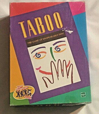 Vintage Milton Bradley Taboo Game 1999 Edition 
