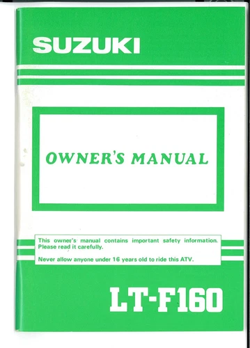 MANUAL, OWNERS | MODEL N