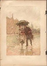 COLOR ILLUSTRATION BY LUDOVICO MARCHETTI FROM SCRIBNER'S MAGAZINE