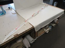 SHARPLINE RANGER 24 STARBOARD DECAL 84" X 2 1/2" BLACK / GRAY MARINE BOAT