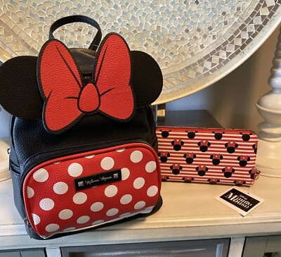 NWT ALDI x Disney MINNIE MOUSE Backpack, Wristlet, & Ears Bundle Aldi Disney Mini Backpack, Wallet & Headband | Mercari main image 4