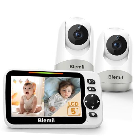 Upgrade Baby Monitor with 30-Hour Battery, 5