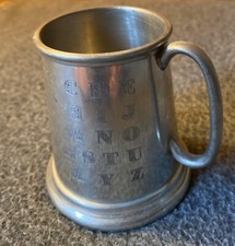 Sheffield Pewter Baby ABC Mug