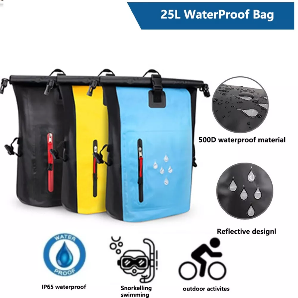 Dry Backpack 25L, Waterproof Bags