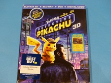 Pokemon Detective Pikachu 3d Blu Ray Only With Case And Insert