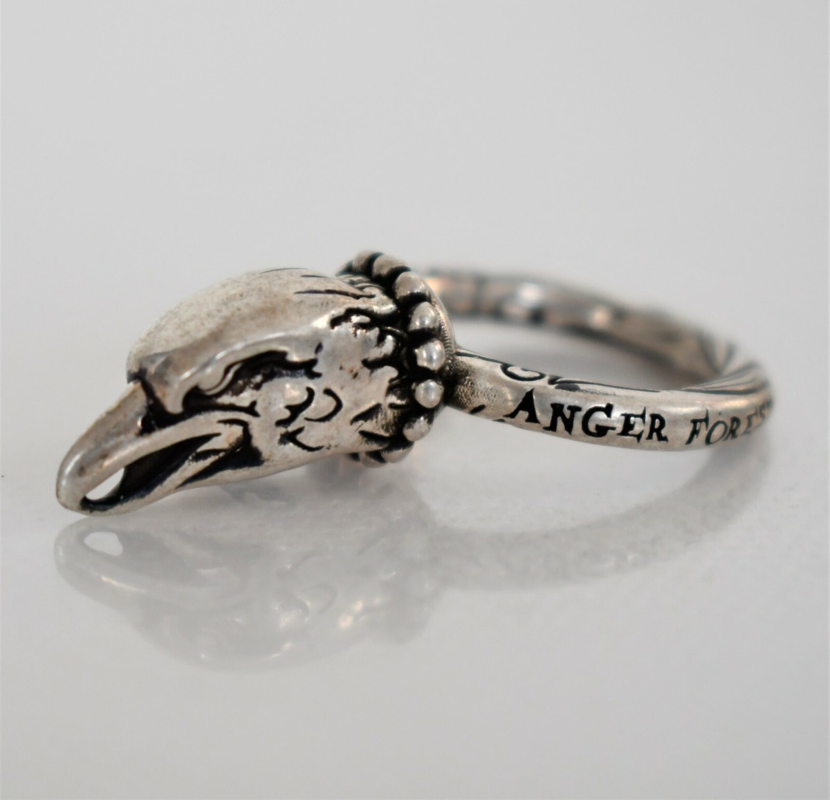 🆕GUCCI *ANGER FOREST* EAGLE HEAD .925 STERLING SILVER Men's 🆕GUCCI *ANGER FOREST* EAGLE HEAD .925 STERLING SILVER Men's