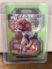 Josh Donaldson 2022 Prizm Baseball Tier II Base #214 Lime Green /125 - Twins