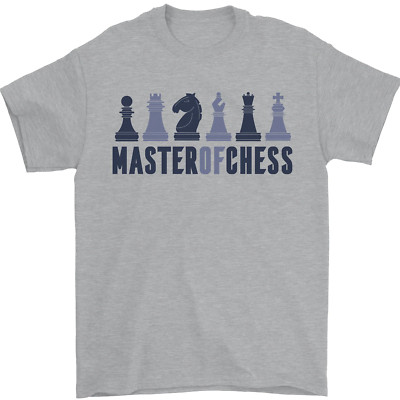 Master of Chess Mens T-Shirt 100% Cotton