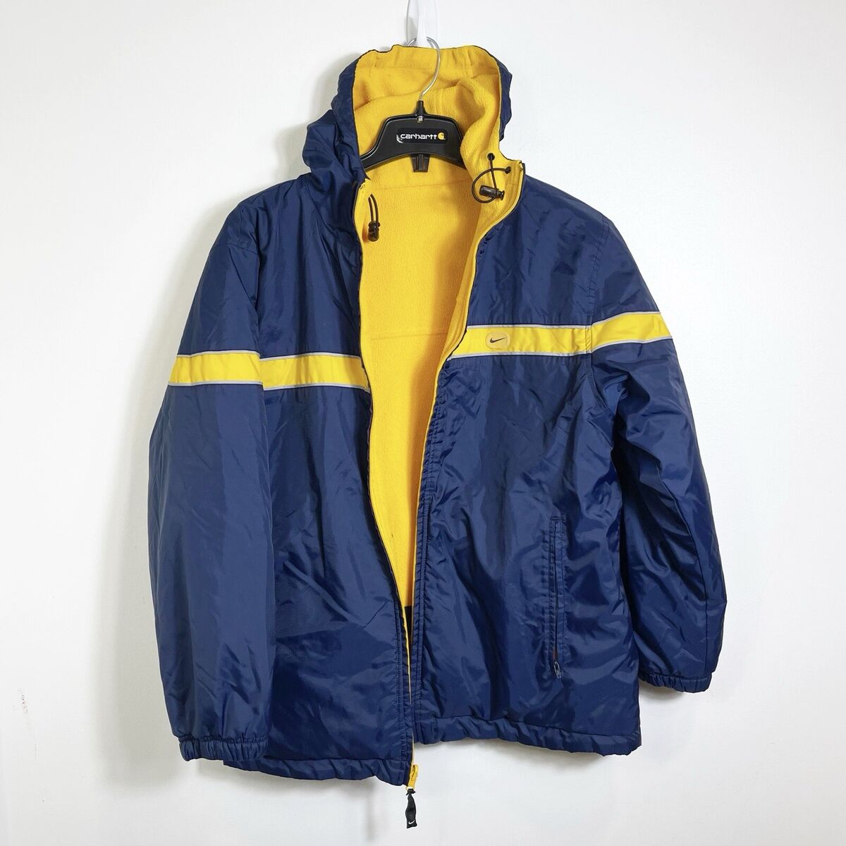 Vintage Nike Y2K 90s Reversible Fleece Lined Jacket Coat Vintage Nike Y2K 90s Reversible Fleece Lined Jacket Coat