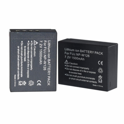 2X NP-W126 Battery for Fujifilm NP-W126S X-E3 X-M1 X-T1 X-T2 X-T10 X-T3 X-T100