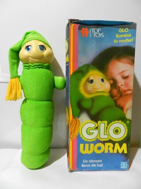 GLO GLOW WORM STUFFED ANIMAL PLUSH BRAND TOP TOYS / 80'S IN BOX VARIANT | eBay