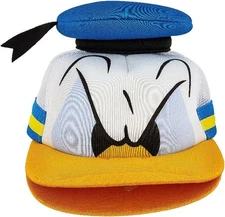 Disney Parks Exclusive Donald Duck Face Mesh Foam Baseball Cap Hat Adult