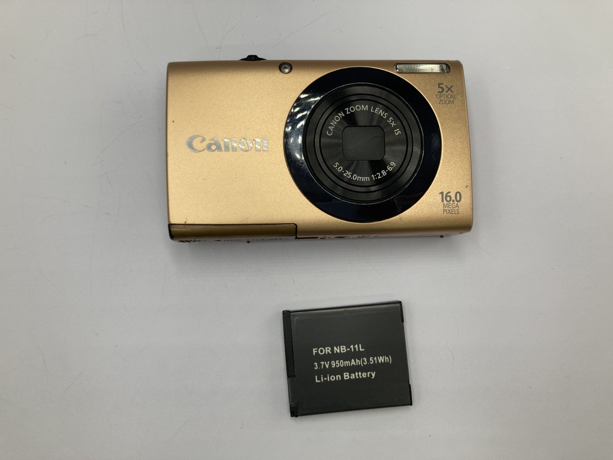 READ Excellent Canon PowerShot A3400 IS 16.0MP Digital Camera gold