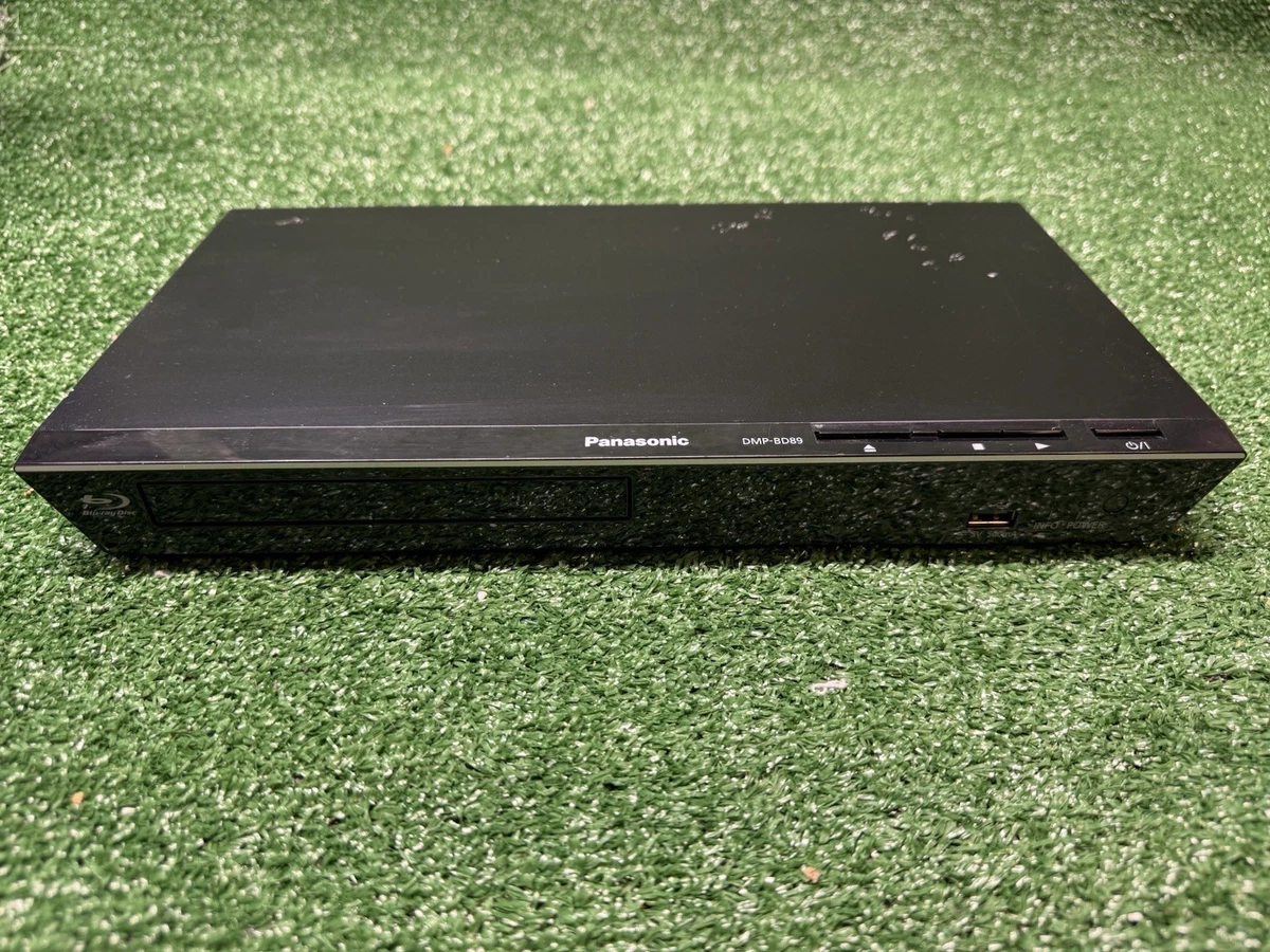 Panasonic DMP-BD89 Blu-ray Player Built-in Wi-Fi Remote Fast Boot