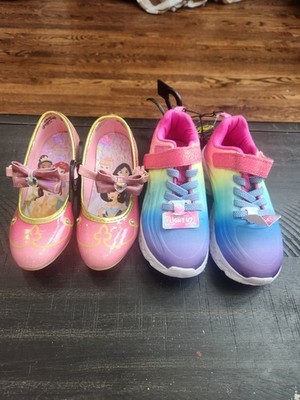 2 Pairs Of Girl's Shoes.
