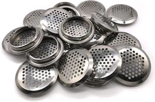 20Pcs Air Vents 53mm Circular Soffit Vent Stainless Steel Round Vent Mesh Hole L