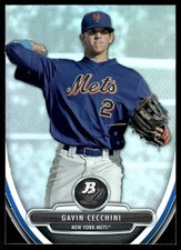 Gavin Cecchini 2013 Bowman Platinum #BPCP92 Mets MLB READ FREE SHIP AutographDen