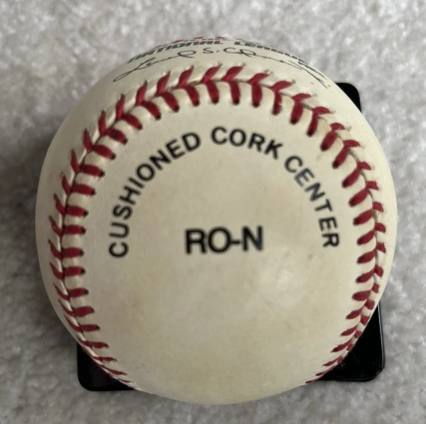 Rico Brogna Autograph SIGNED ONL Leonard Coleman Baseball - Image 4 of 4