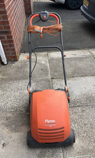 Flymo Lawnrake Compact 3400 Corded Electric Push Lawn Mower Orange/Black/Grey