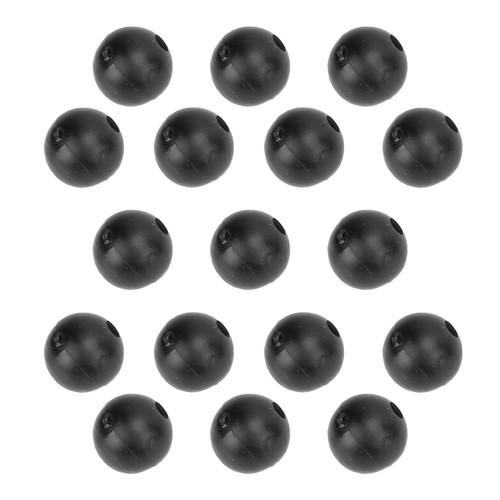 (Schwarz) 50 Stück 8mm Space Beans Set Silica Gel Angelschnur Stopper Kollis NS - Bild 14 von 24