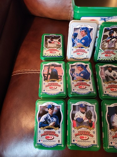 Donruss Baseball Preferred Tins 1997 - 24 vuote + grande latta/Griffey/Jeter/Alex R. - Foto 5 di 7