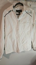TOWNE Collection LONDON FOG Jacket Women's Beige Lightweight Zip FRONT Sz Med