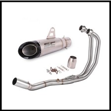 Tubo silenciador cabezal sistema escape completo para Yamaha YZF R3 R25 2015-2025 MT03