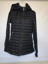 ALP N ROCK Women’s Full Zip Down Puffer Embroidered  Jacket Size 4