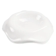 Soup Bowls Pasta Rimmed Plates White Salad Set of 2 Porcelain Wide 6 Oz