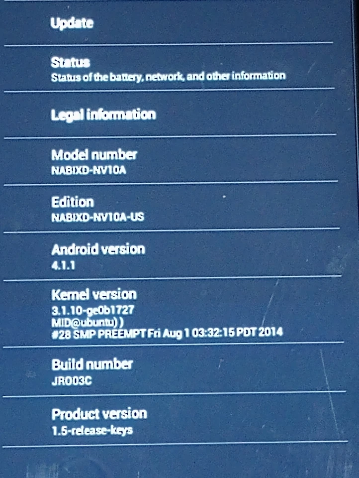 Paquete de 4 tabletas para escuela Nabi XD 10.1" 16GB NABIXD-NV10A, Tegra 3 Foto 4 de 4