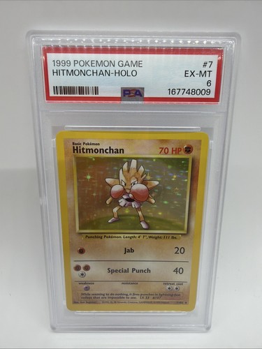 Hitmonchan graded PSA 6 for sale on eBay