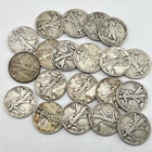 $10 Face Walking Liberty Half Dollar UNSEARCHED 50c 90% Junk Silver US Coins