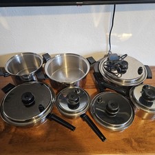 Juego de utensilios de cocina Royal Prestige 12 piezas 7 capas acero inoxidable titanio