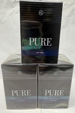 (3) Pure Vibe by Karen Low, 3.4 oz EDT Spray for Men With Free shipping