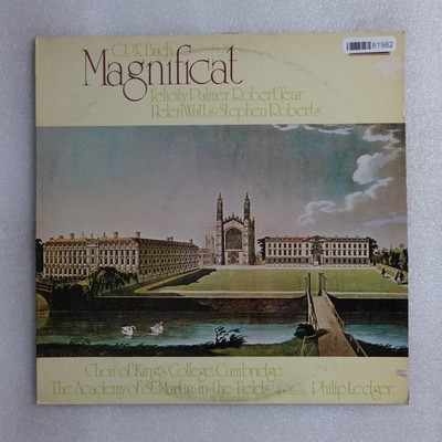 Carl Philipp Emanuel Bach Magnificat LP Vinyl Album Record Classical