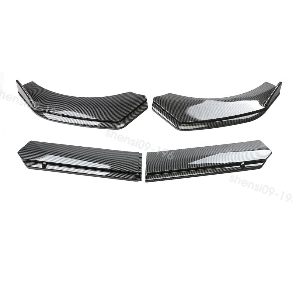 Carbon Fiber Style Front Bumper Lip Chin Splitter For Mercedes-Benz SL500 SL600 Foto 4 de 4
