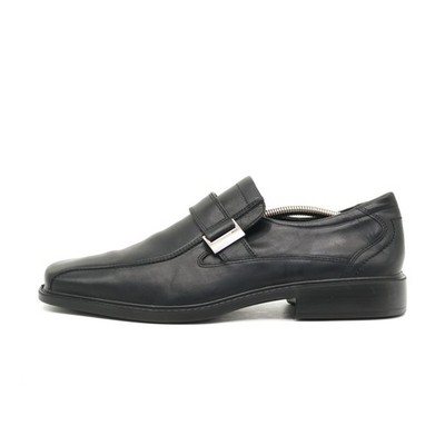 ECCO Herren Business Slipper Schwarz Leder Anti-Rutsch Classic EU 44