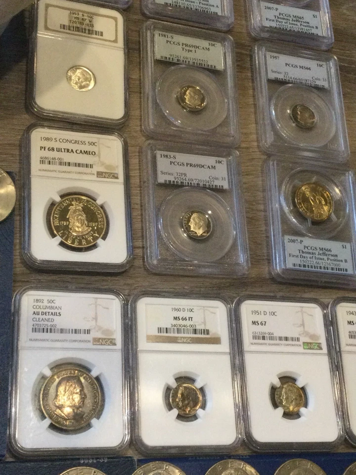 Huge 90+ Old Coins- 145+ Year Old Coin, Silver, Proof, PCGS/NGC-Read Description - Image 3 of 4