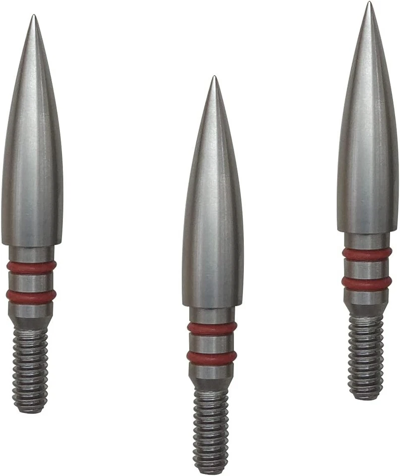 Archery Field Points Arrowheads Stainless Steel Screw in 100 125 150 200 300 ... - Image 4 of 4